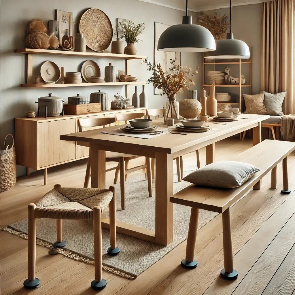 Dining room featuring furniture and decor 