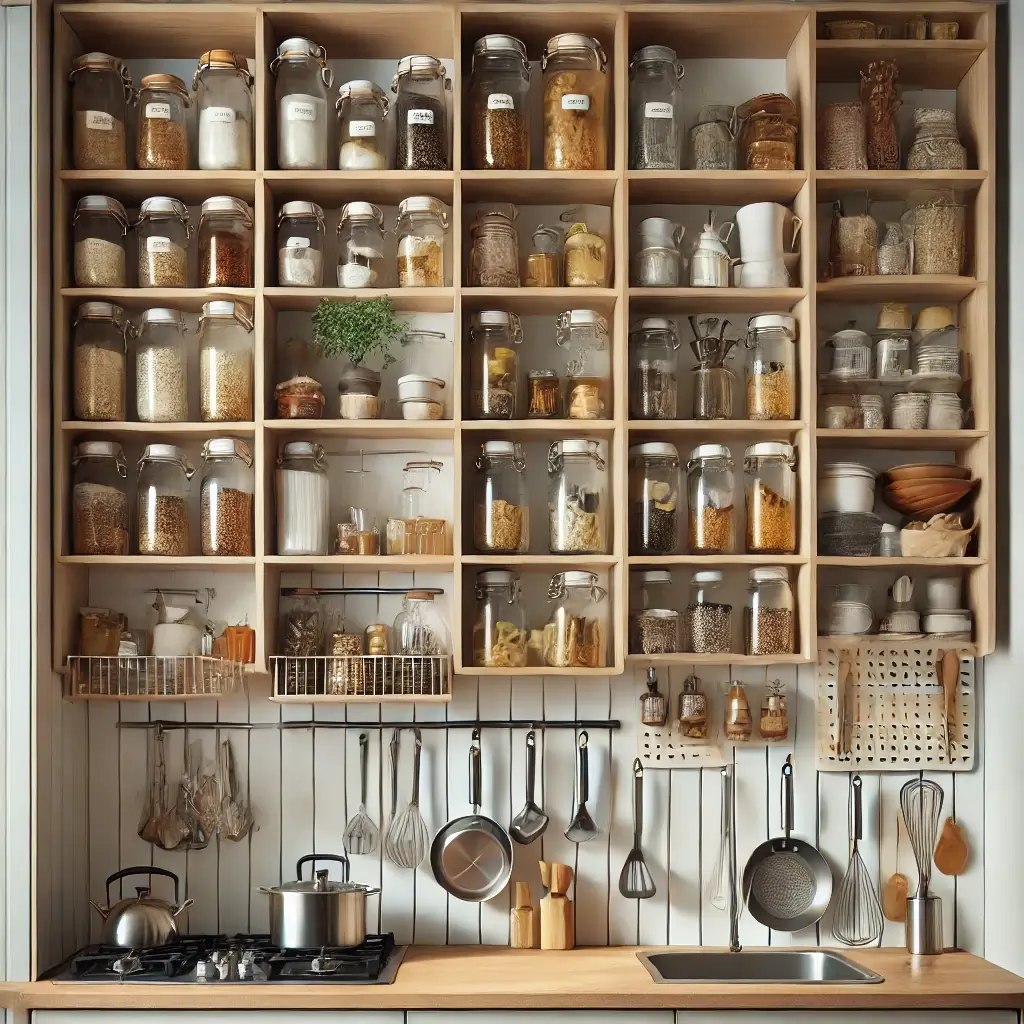 kitchen with Vertical Storage Solutions